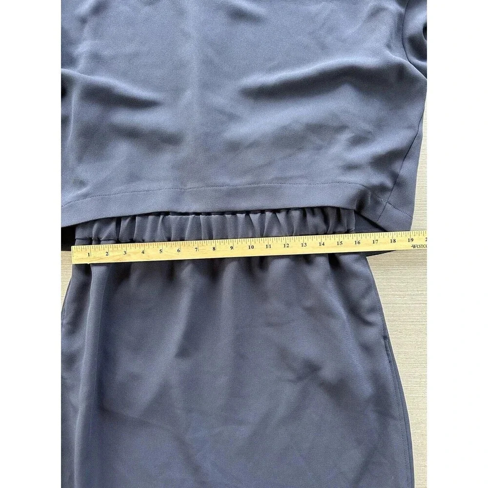 COS Navy Midi Dress - Picture 9 of 11